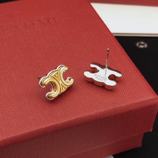 Celine Brass Earrings