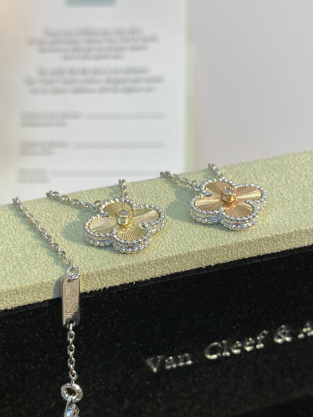 Van Cleef & Arpels Colorblock Necklace