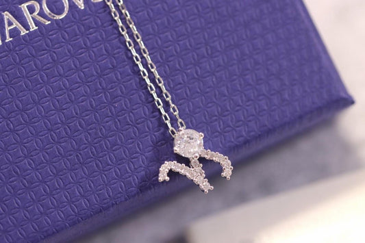 Swarovski White Crystal Necklace