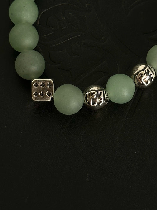 Chrome Hearts Sterling Silver Cross Bracelet