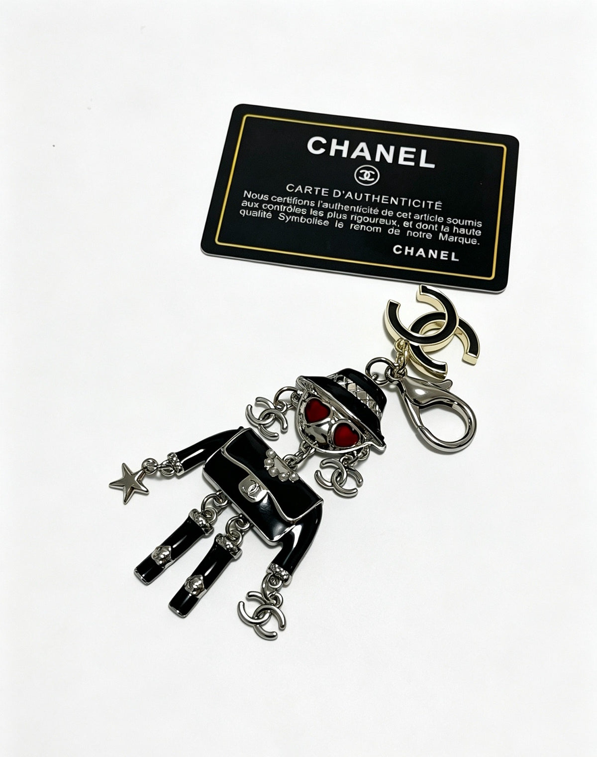 Chanel Vintage-Finish Keychain