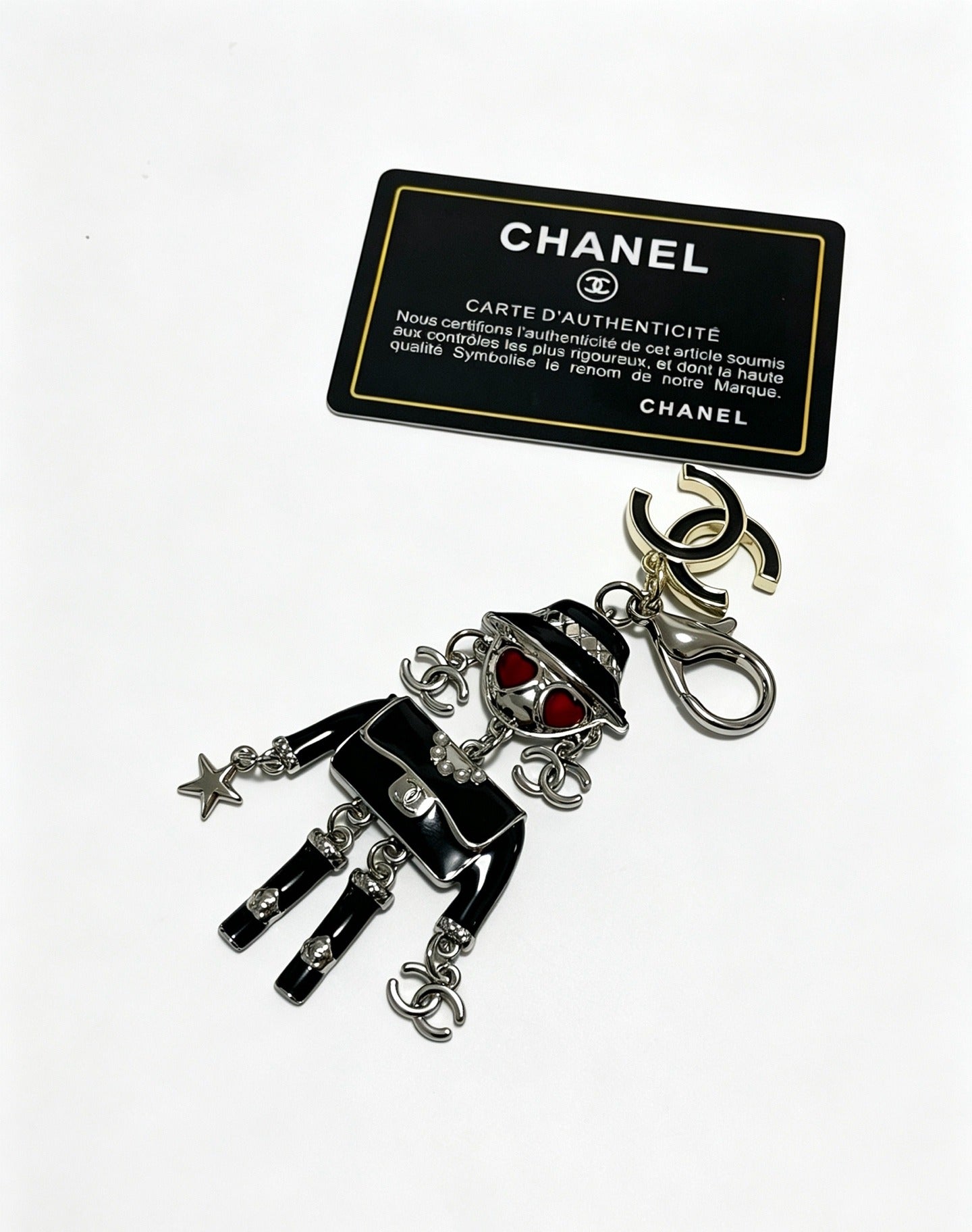 Chanel Vintage-Finish Keychain