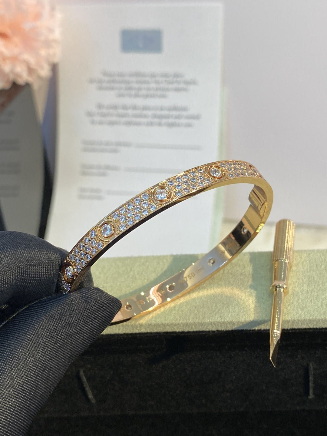 Cartier Pave Bracelet