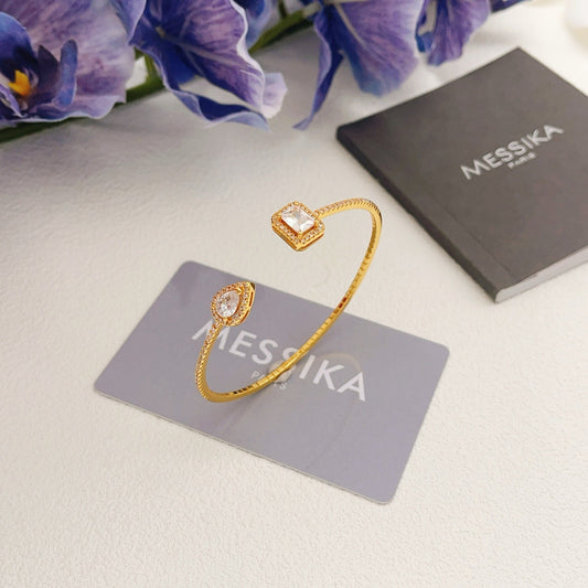 Messika Gold Brass Pave Bracelet