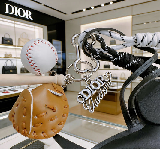 Dior Vintage-Finish Keychain