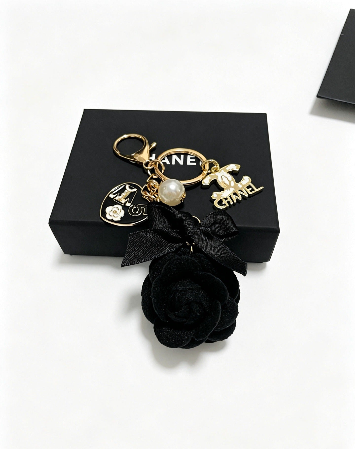 Chanel Vintage-Finish Keychain