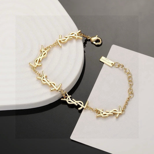 Saint Laurent Brass Necklace
