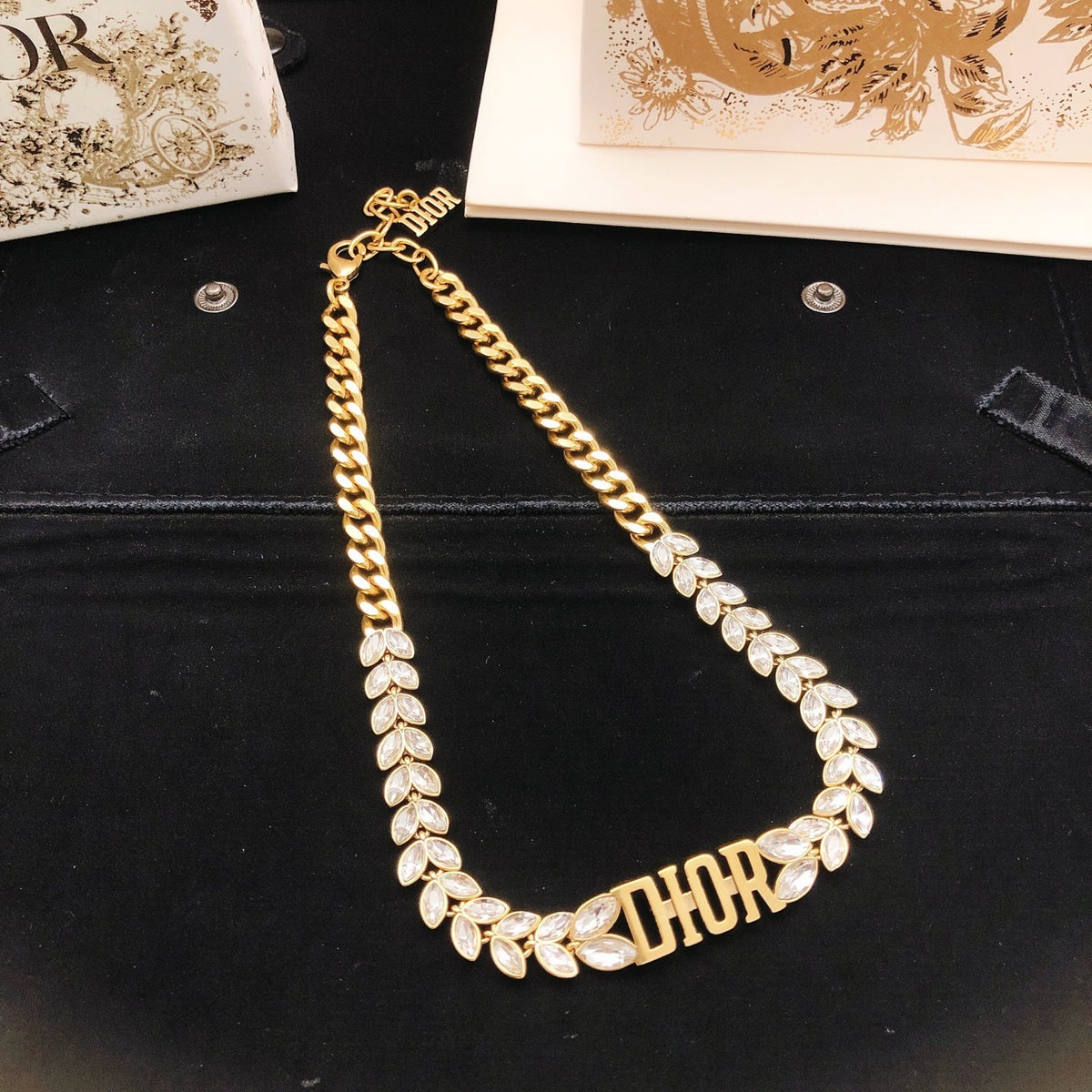 Dior Brass Necklace