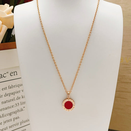 Bvlgari Brass Round Necklace