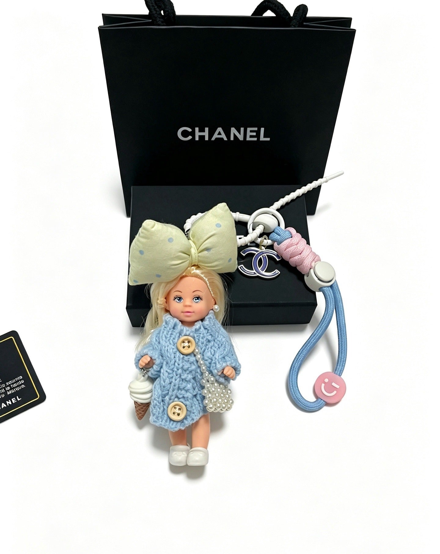 Chanel Vintage-Finish Keychain
