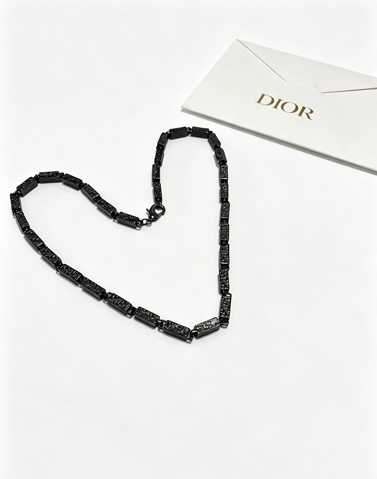 Dior Sterling Silver Chain Necklace