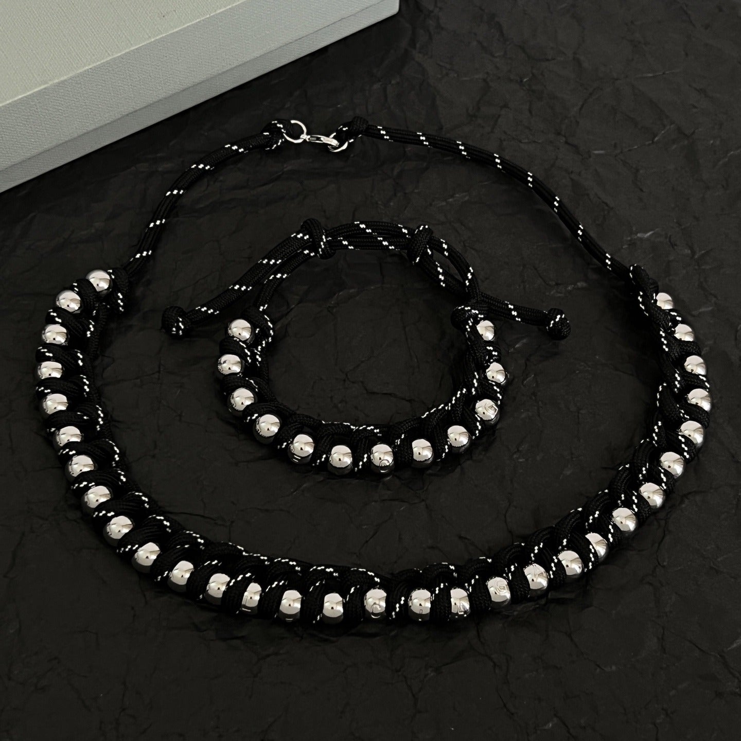 Balenciaga Brass Vintage-Finish Necklace