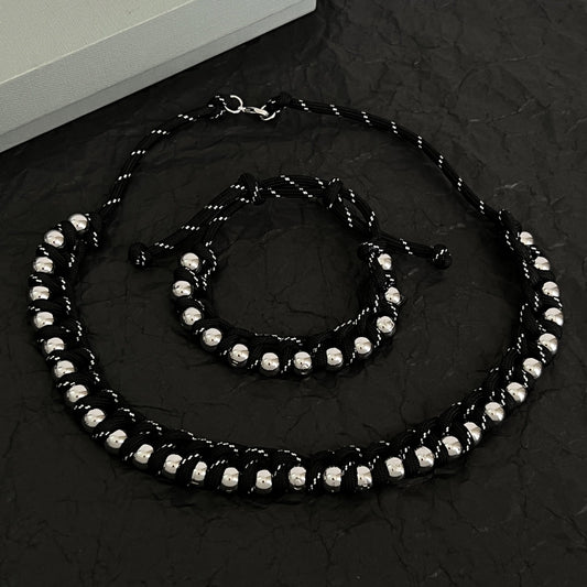 Balenciaga Brass Vintage-Finish Necklace