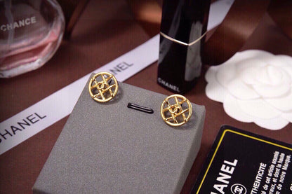Chanel Openwork Earrings