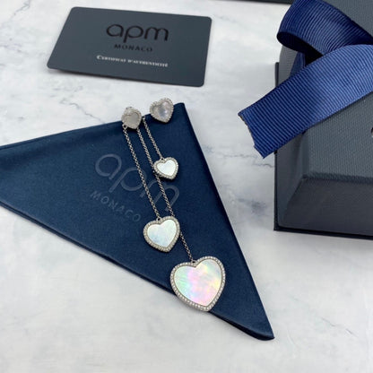 APM Monaco Heart Earrings