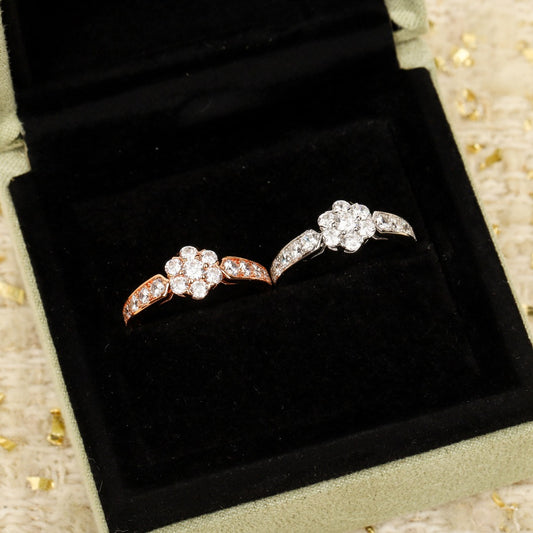 Van Cleef & Arpels Sterling Silver Round Ring