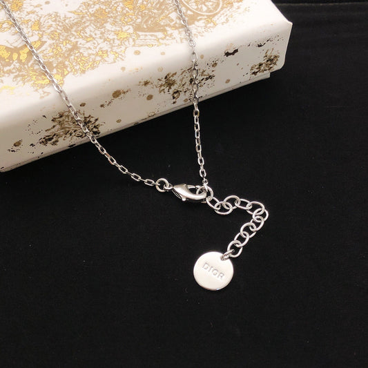 Dior Brass Heart Necklace