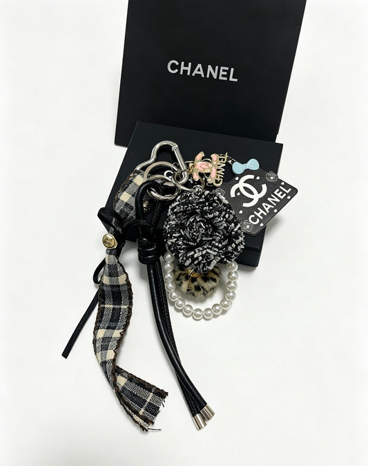 Chanel Vintage-Finish Keychain