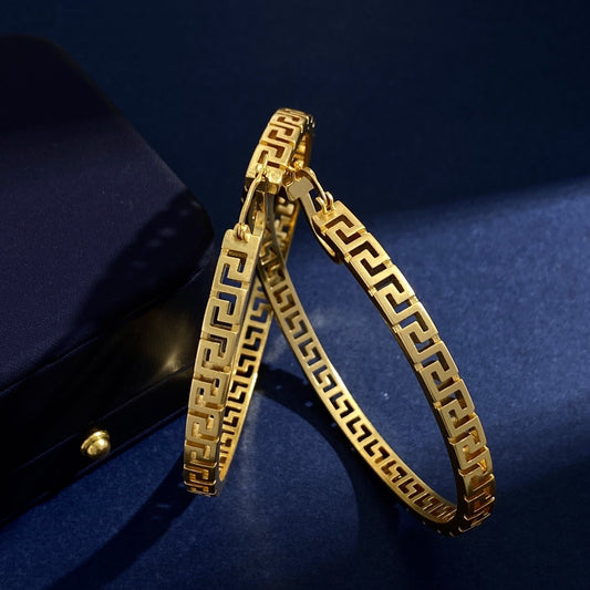 Versace Brass Earrings