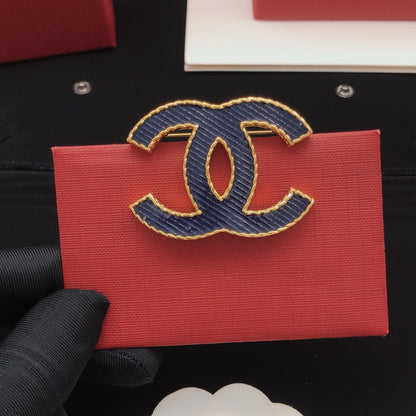 Chanel Brass Brooch
