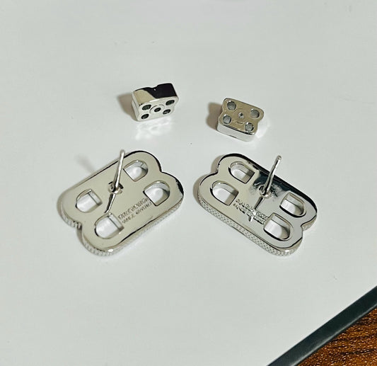 Balenciaga Brass Earrings