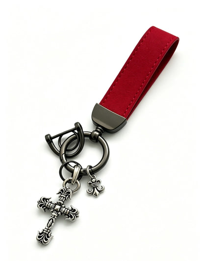 Chrome Hearts Vintage-Finish Keychain