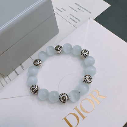 Dior Sterling Silver Vintage-Finish Bracelet