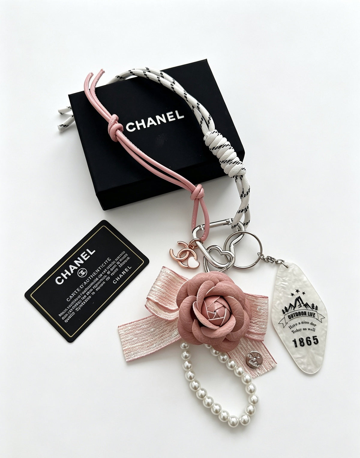 Chanel Vintage-Finish Keychain