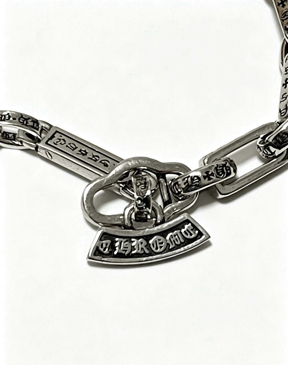 Chrome Hearts Sterling Silver Cross Necklace