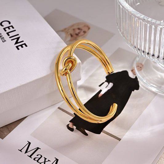 Celine Brass Bracelet