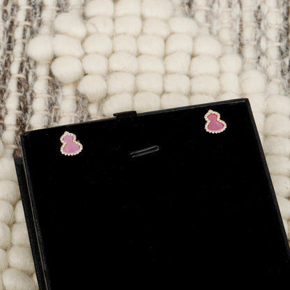 Qeelin Purple Earrings