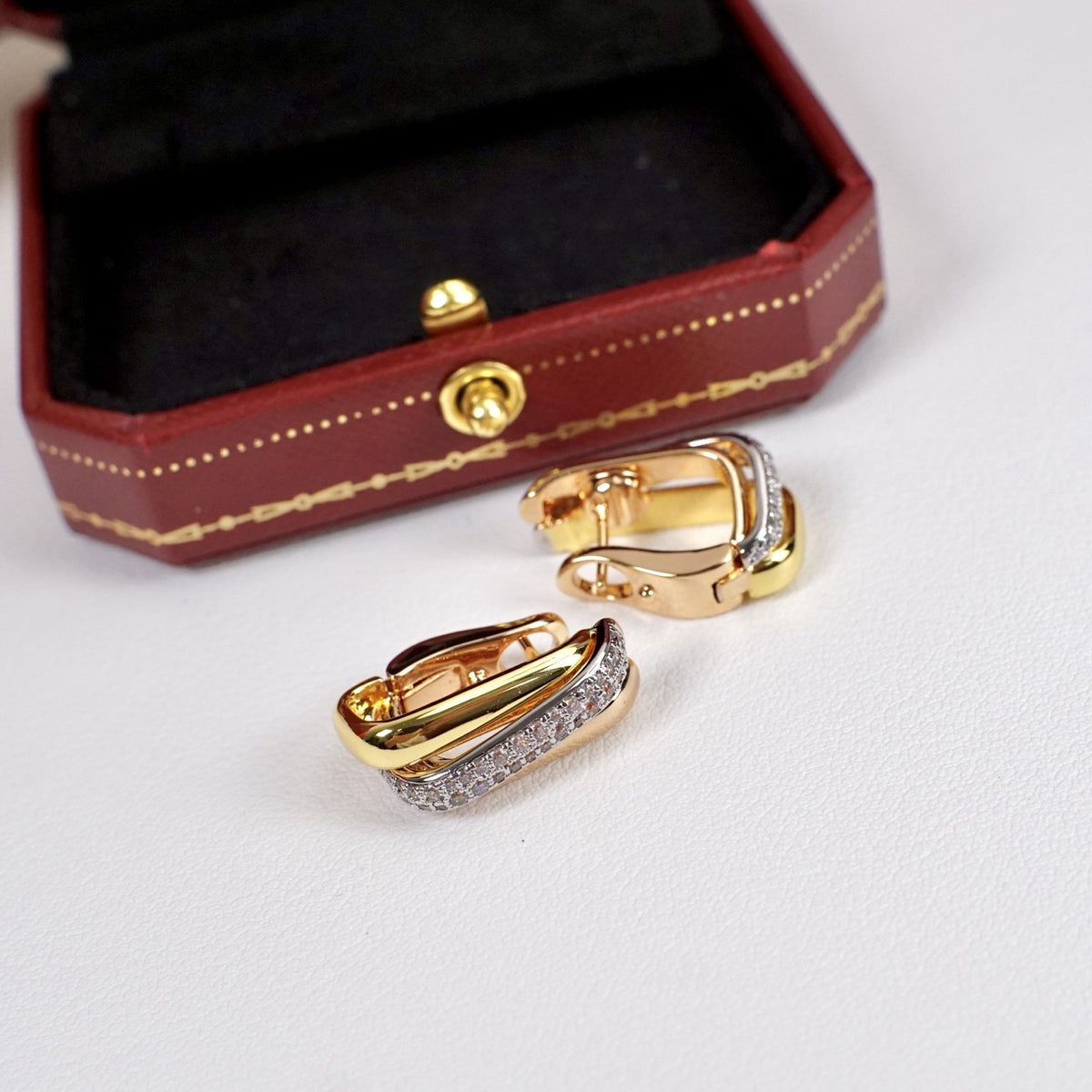 Cartier Gold Trinity Earrings