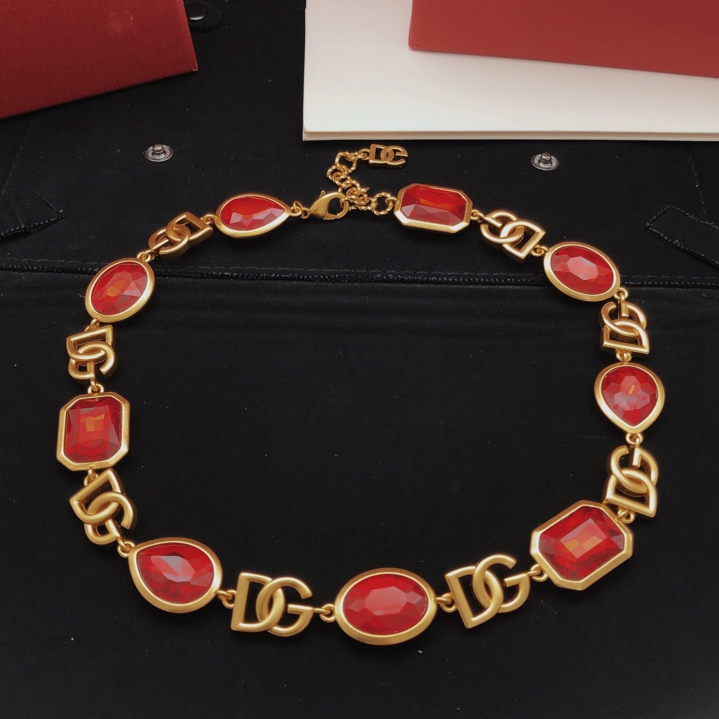 Unbranded Red Brass Necklace