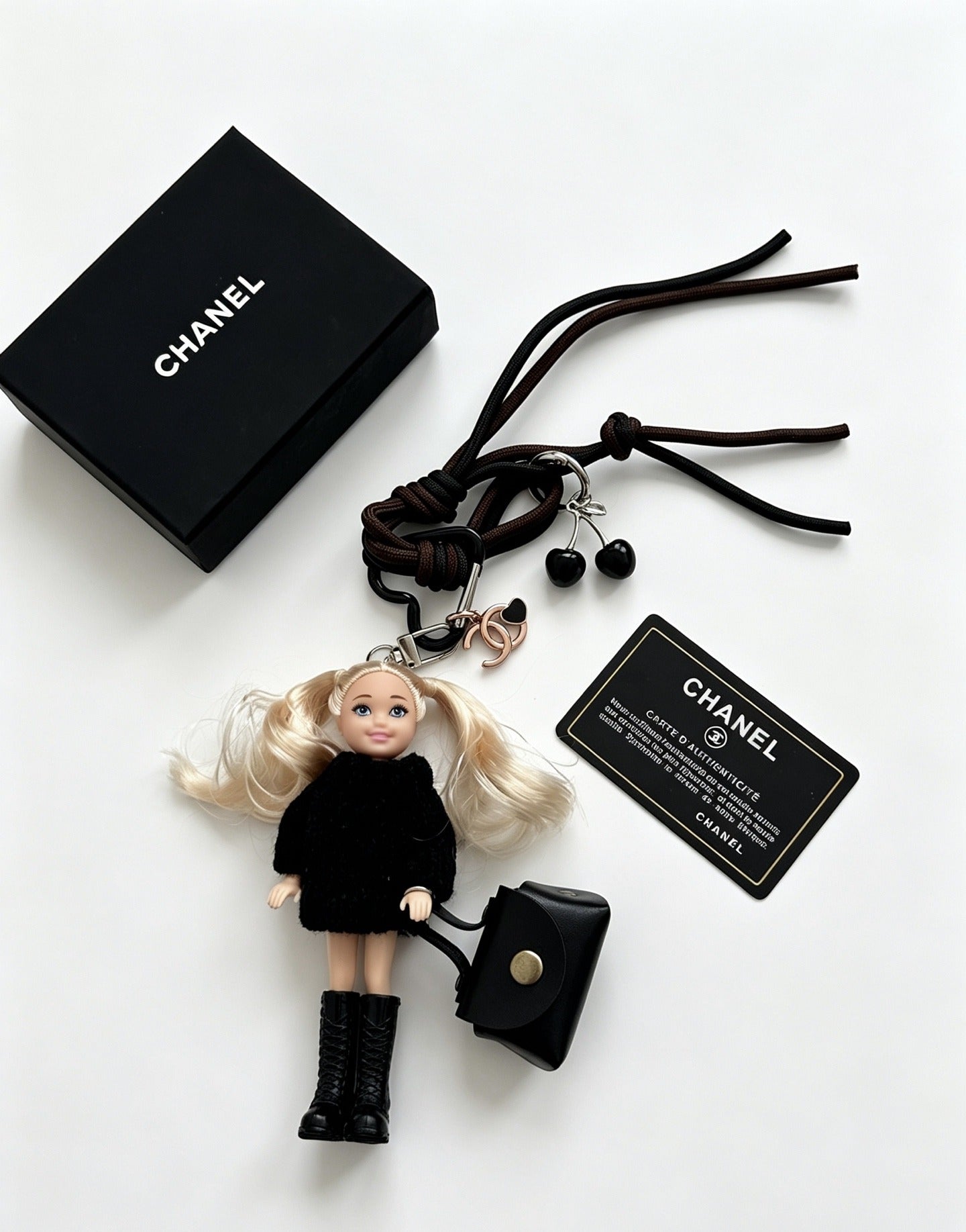 Chanel Vintage-Finish Keychain