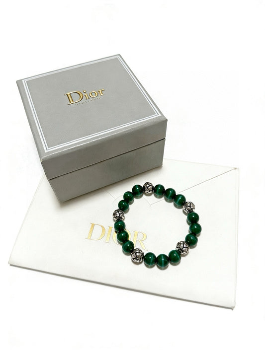 Dior Sterling Silver Vintage-Finish Bracelet
