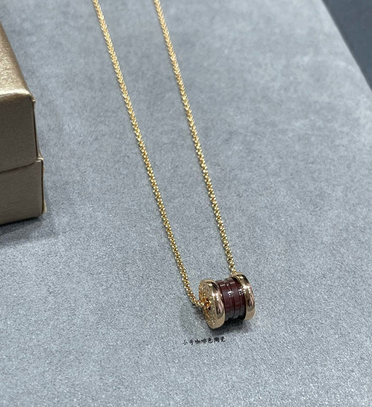 Bvlgari Brown Chain Necklace