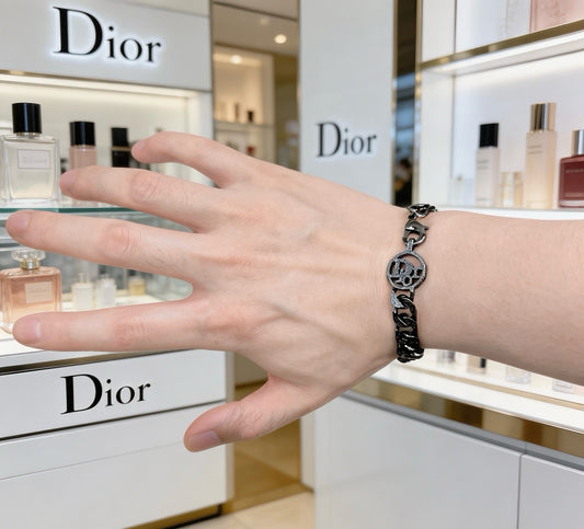Dior Sterling Silver Chain Bracelet