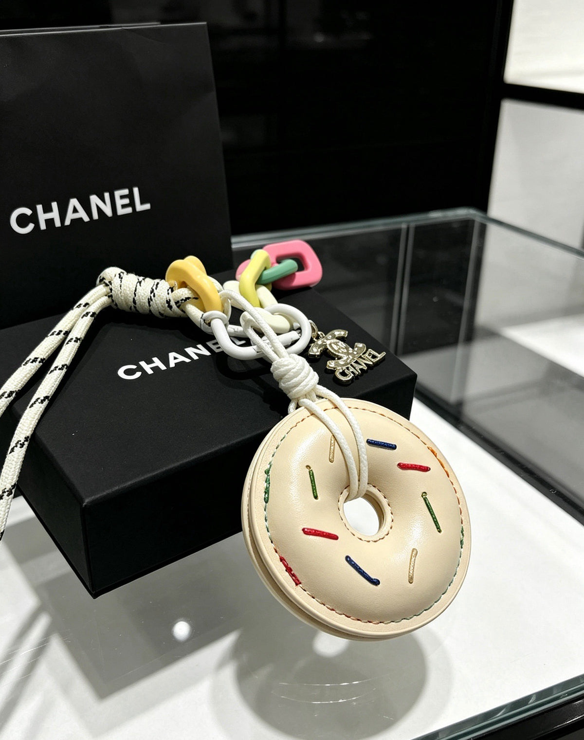 Chanel Vintage-Finish Keychain