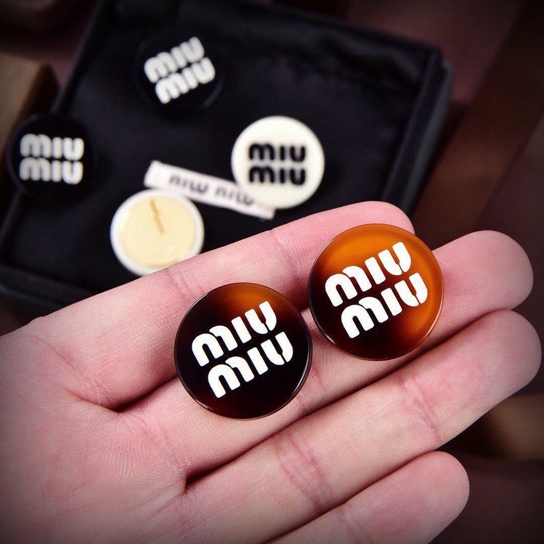 Miu Miu Brass Earrings