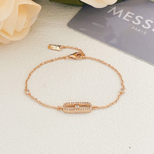 Messika Brass Pave Bracelet