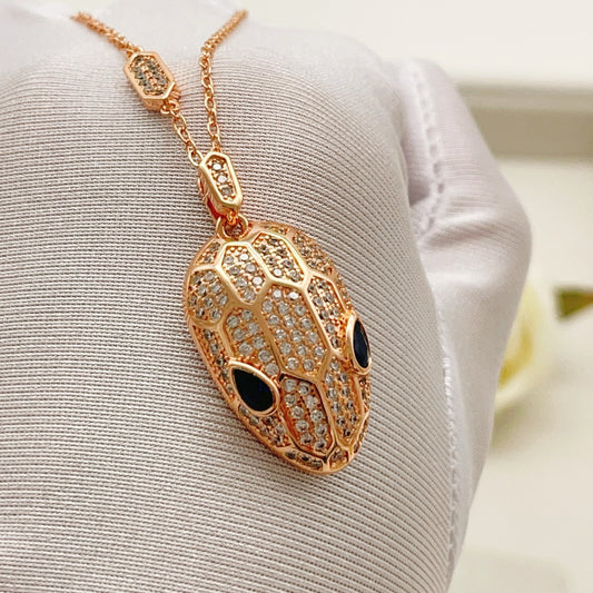Bvlgari Brass Serpent Necklace