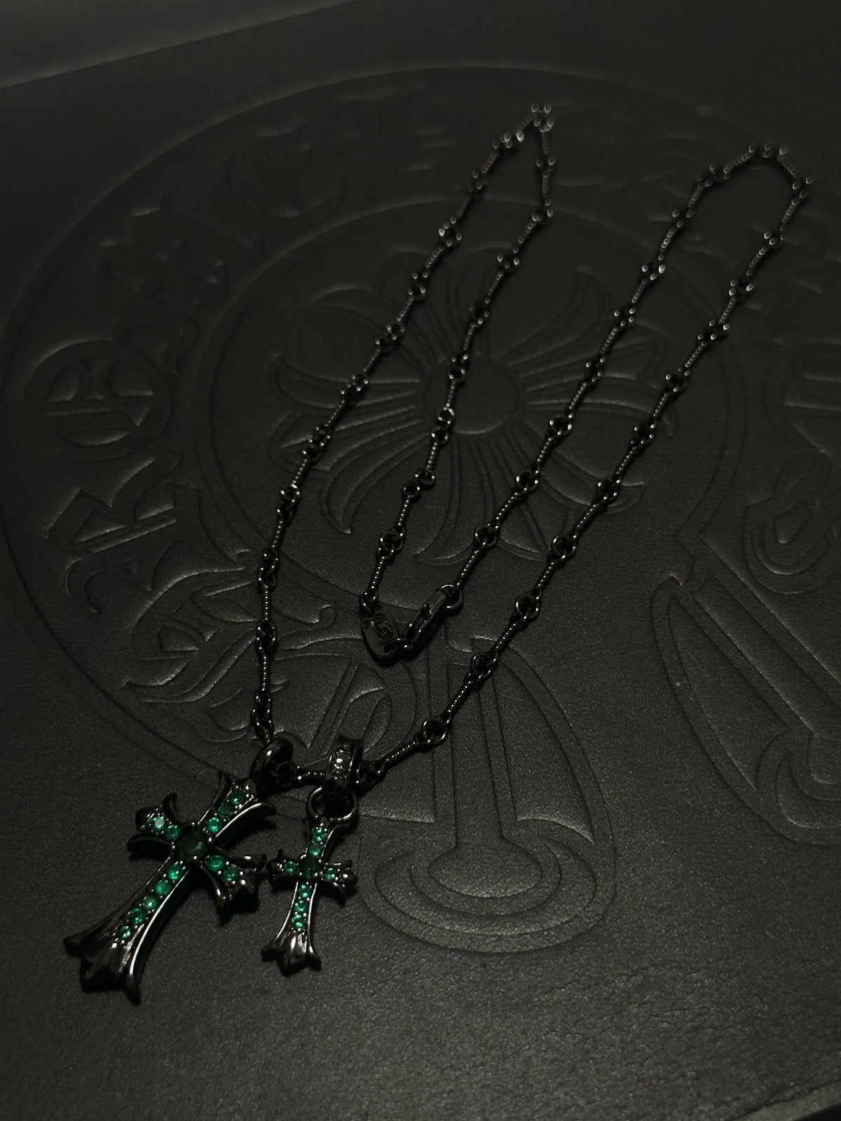 Chrome Hearts Sterling Silver Cross Necklace