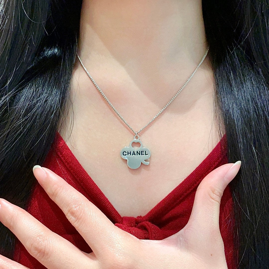 Chanel Logo Necklace