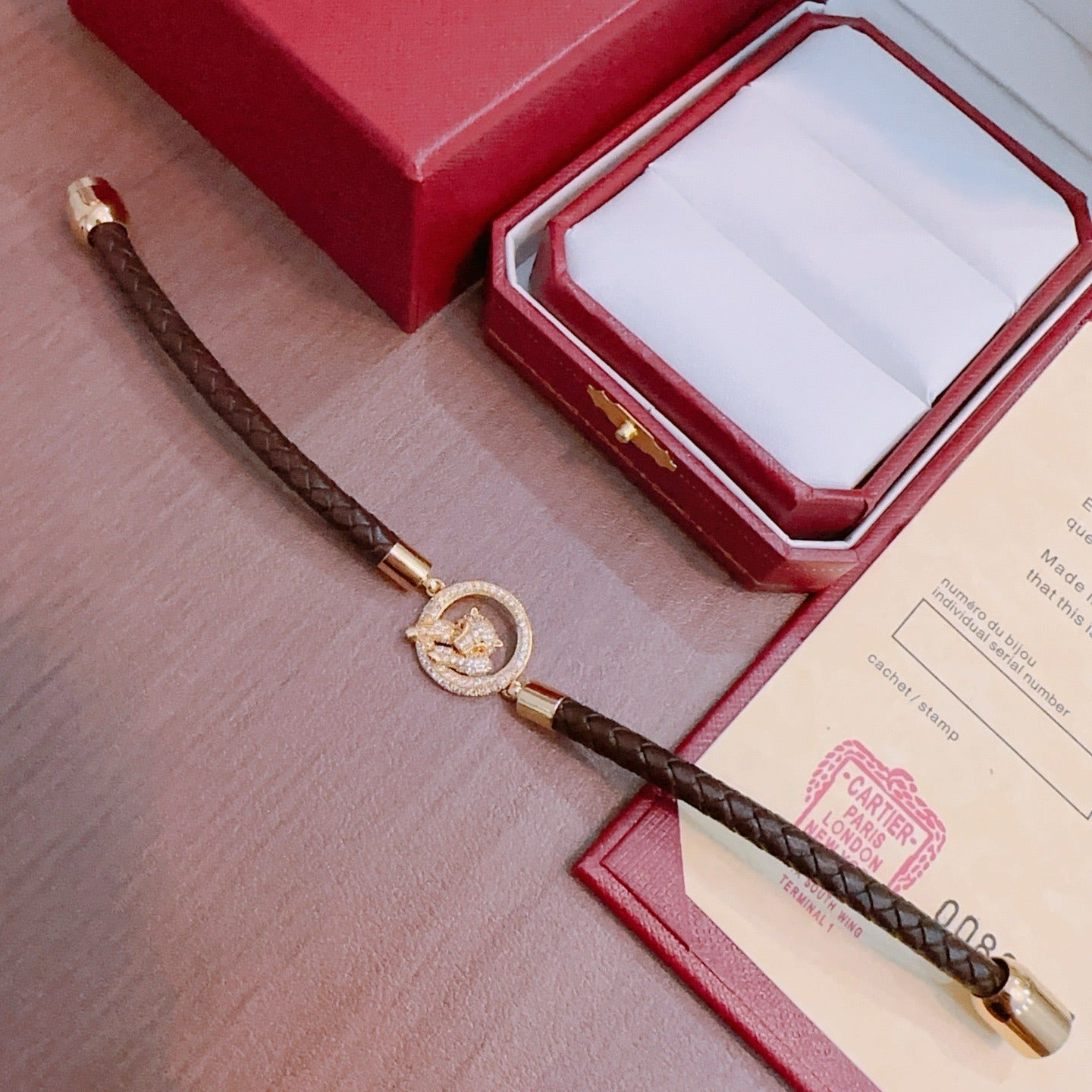 Cartier Leather Bracelet