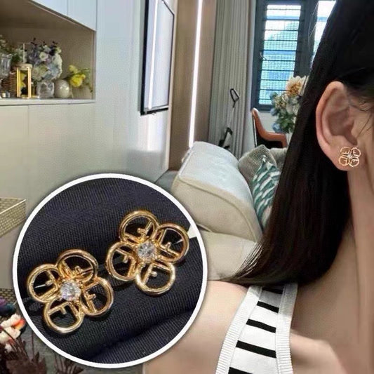 Fendi Logo Earrings
