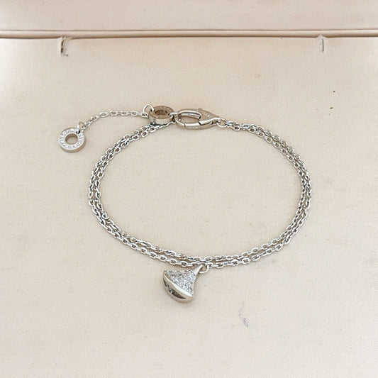 Bvlgari Silver Brass Bracelet