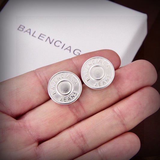 Balenciaga Brass Earrings