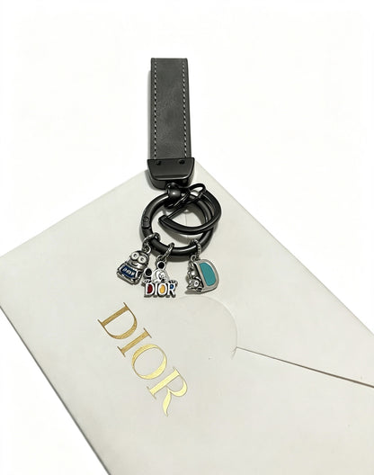 Dior Vintage-Finish Keychain