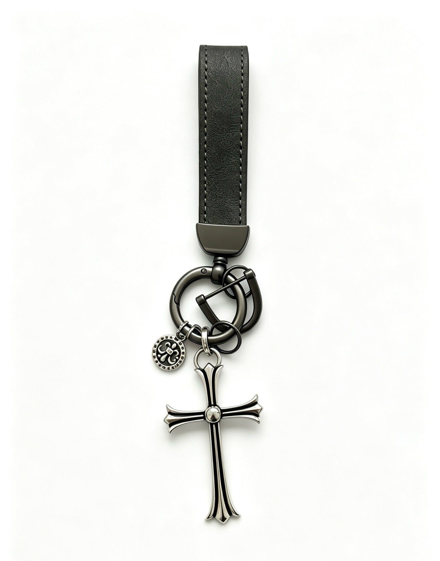 Chrome Hearts Vintage-Finish Keychain