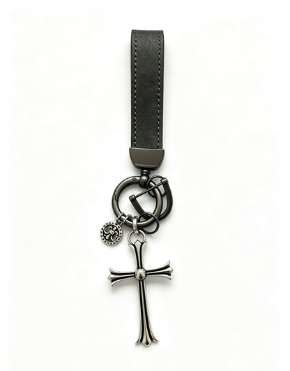 Chrome Hearts Vintage-Finish Keychain